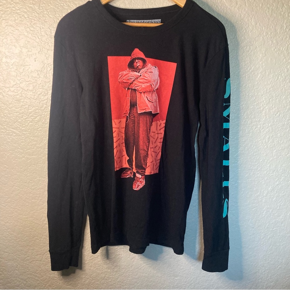 American Eagle Outfitters T-Shirt Black Graphic Notorious B.I.G BIGGIE & SMALLS